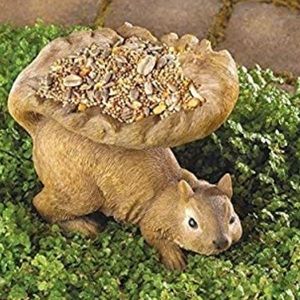 Squirrel Bird Feeder Home Decor Outside Decor